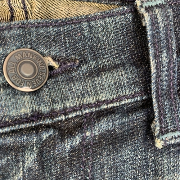 7 For All Mankind (SFAM) Women's Edie Flood Low Rise Jeans Size 28 - Picture 8 of 14